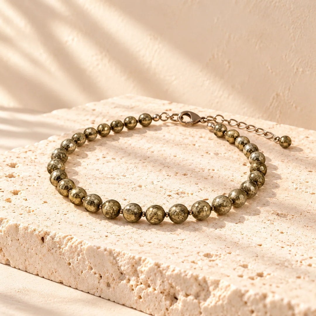 Pyrite Anklet