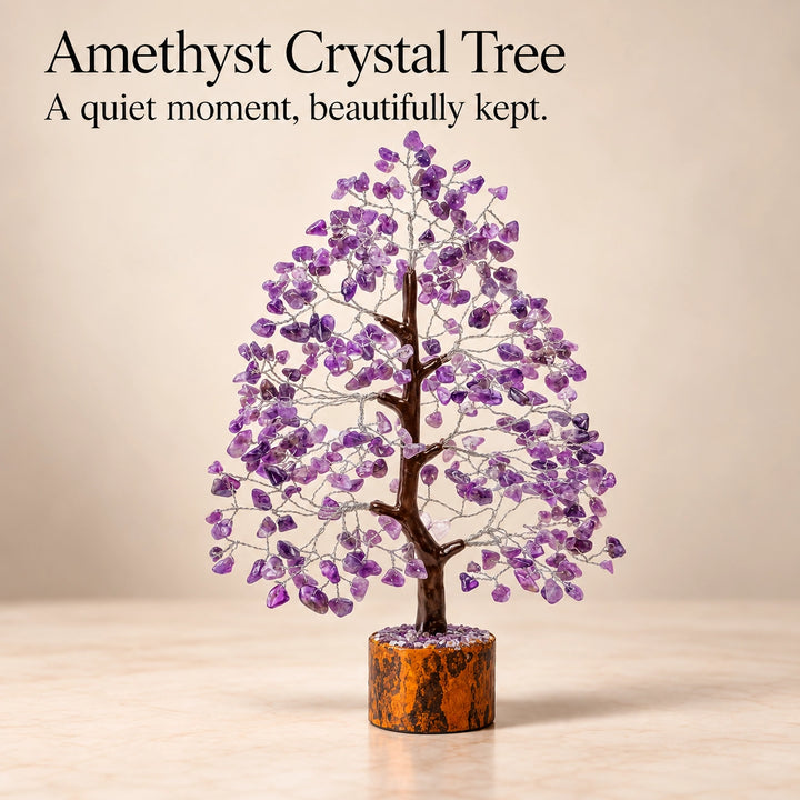Amethyst Crystal Tree – Peace &amp; Positive Energy Décor