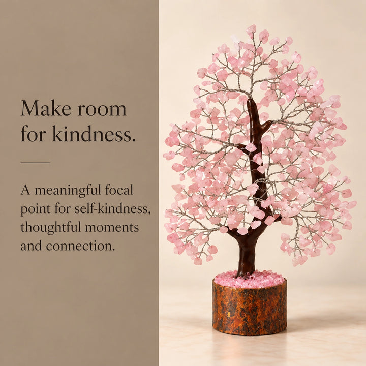 Rose Quartz Crystal Tree – Love &amp; Harmony Décor
