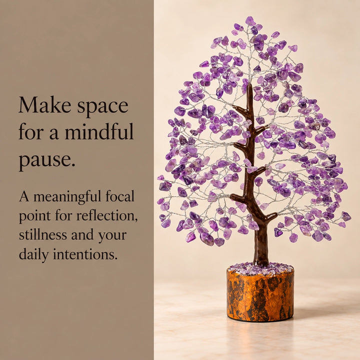Amethyst Crystal Tree – Peace &amp; Positive Energy Décor