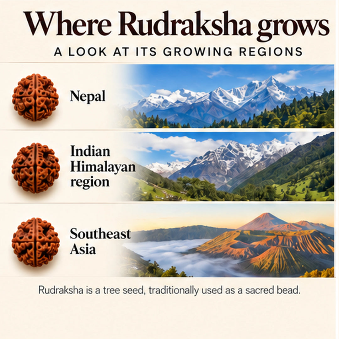 Rudraksha mala &amp; bracelet set