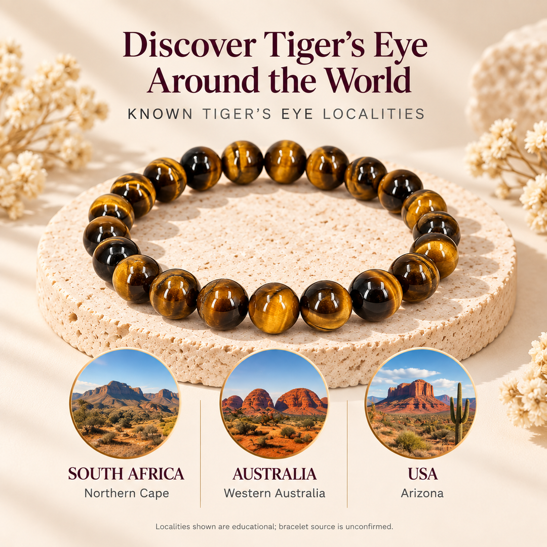 Natural Tiger Eye Crystal Bracelet | Lab Certified
