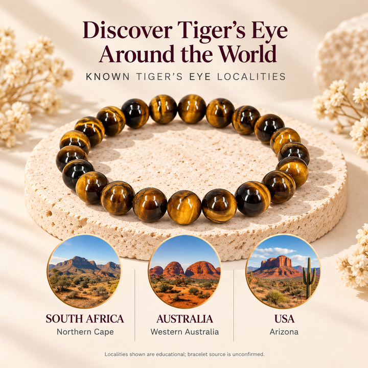 Natural Tiger Eye Crystal Bracelet | Lab Certified