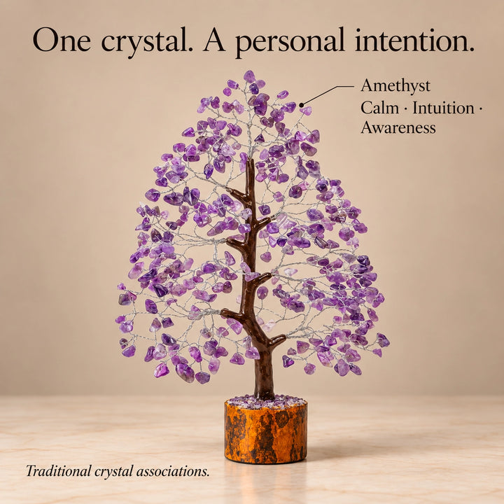 Amethyst Crystal Tree – Peace &amp; Positive Energy Décor