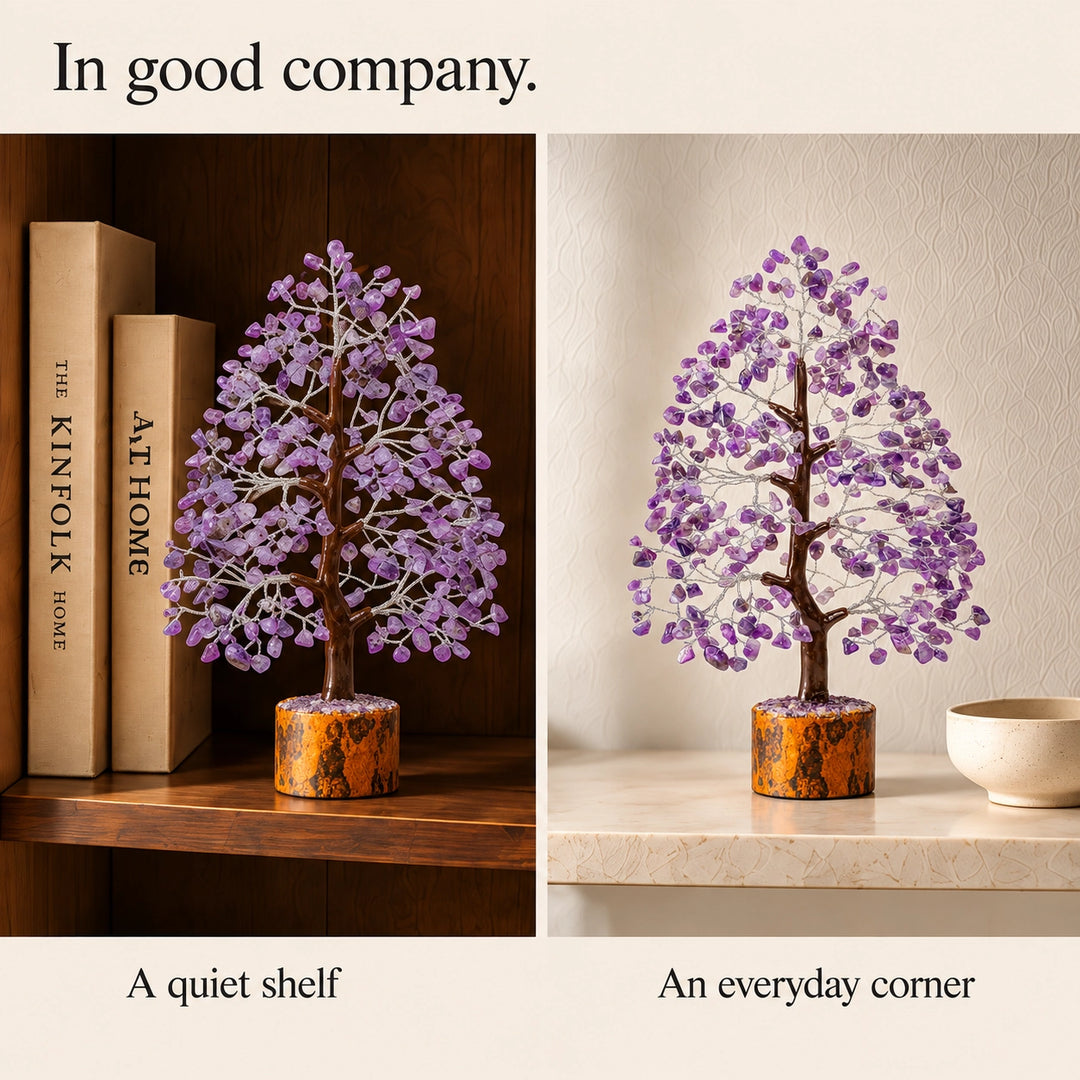 Amethyst Crystal Tree – Peace &amp; Positive Energy Décor