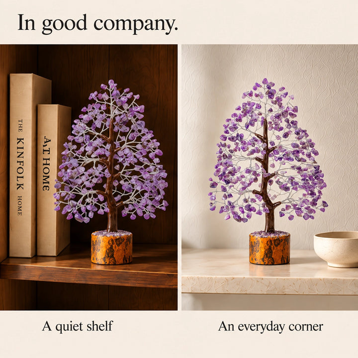 Amethyst Crystal Tree – Peace &amp; Positive Energy Décor