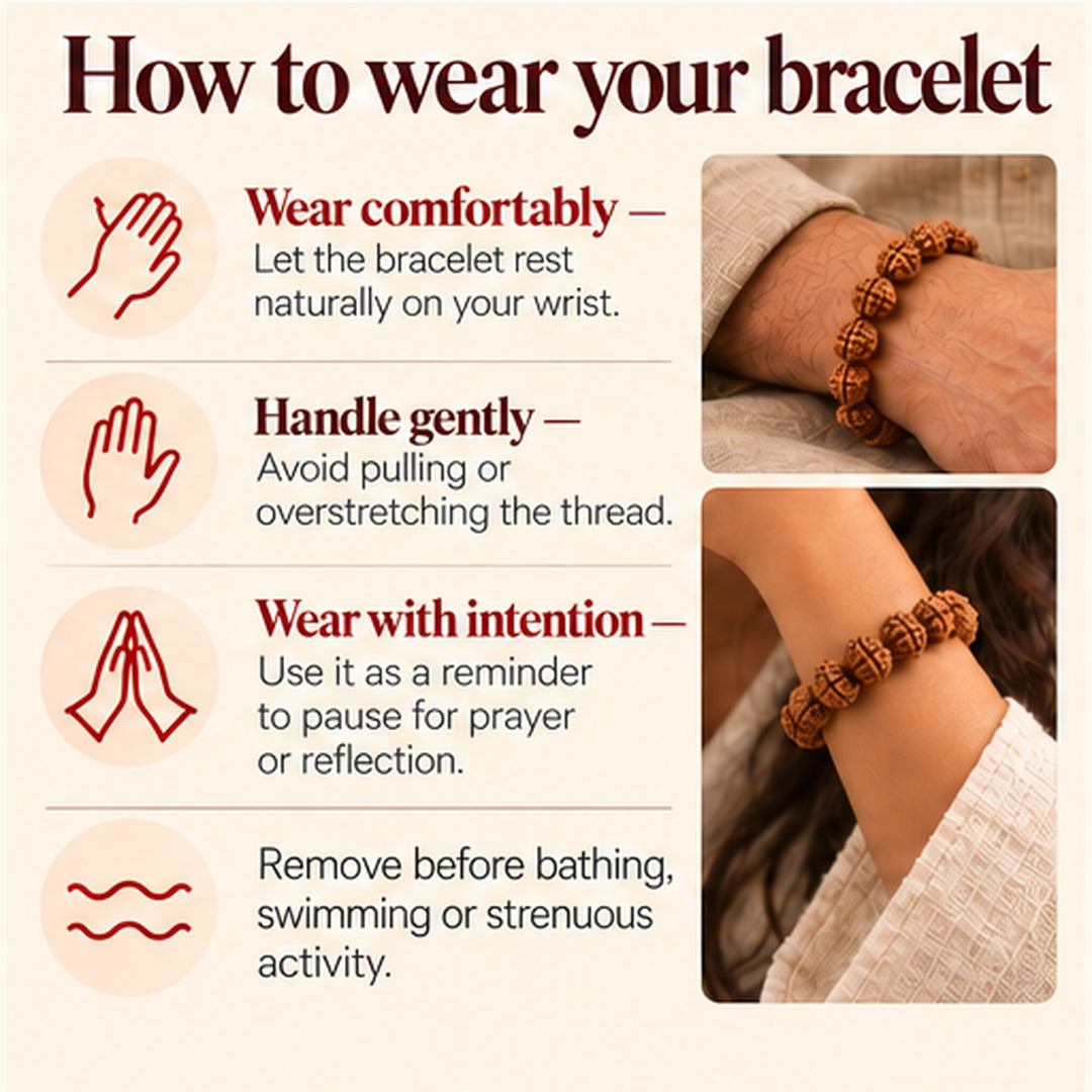 Rudraksha Bead Bracelet | Tested &amp; Trusted