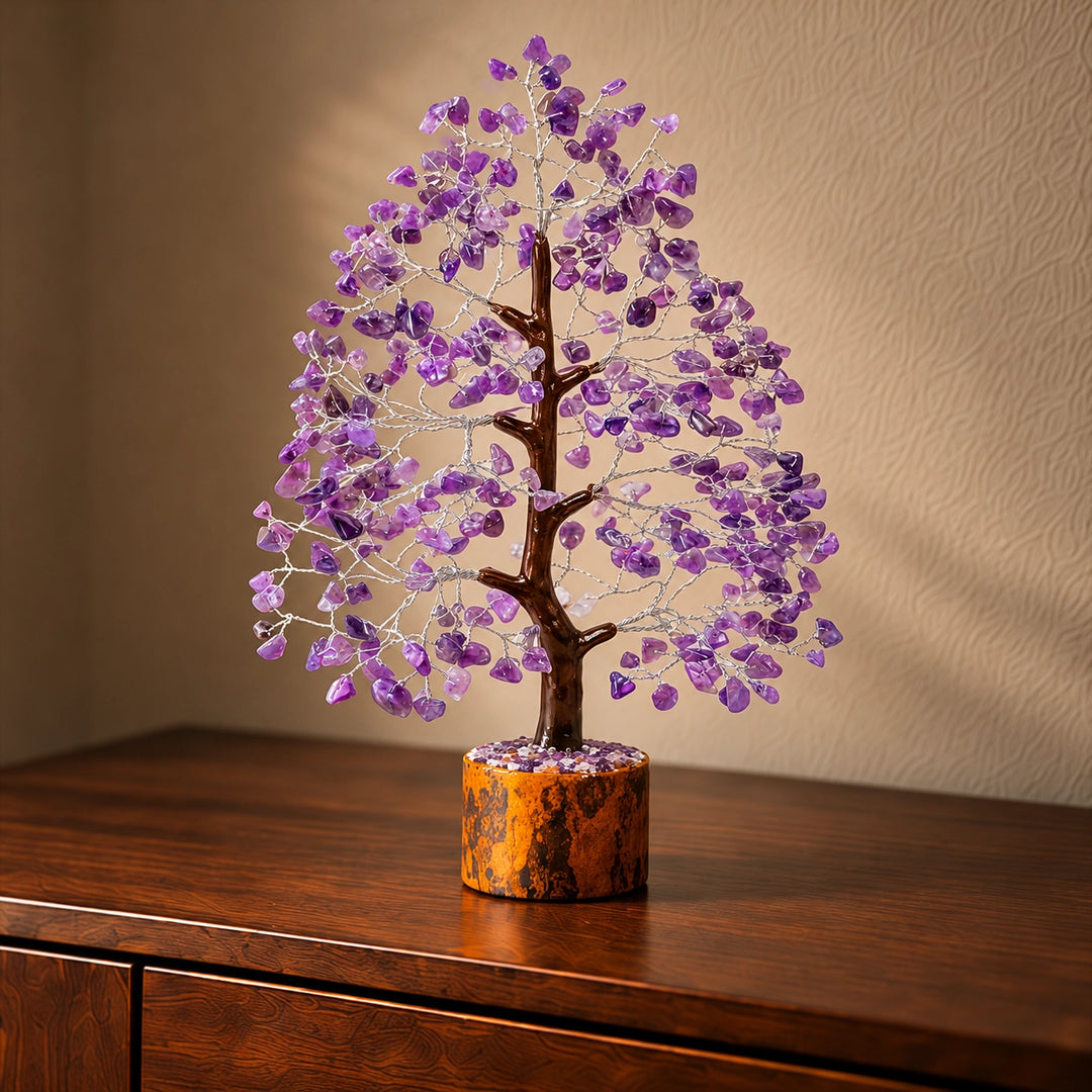 Amethyst Crystal Tree – Peace &amp; Positive Energy Décor