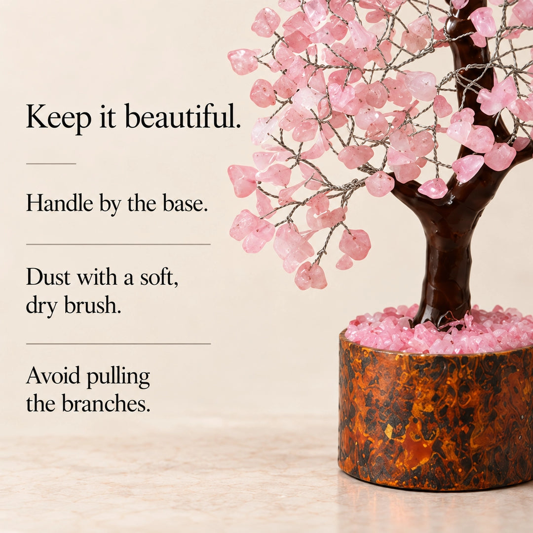 Rose Quartz Crystal Tree – Love &amp; Harmony Décor