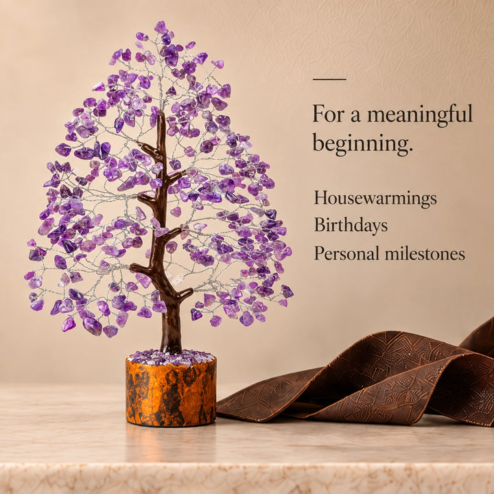Amethyst Crystal Tree – Peace &amp; Positive Energy Décor