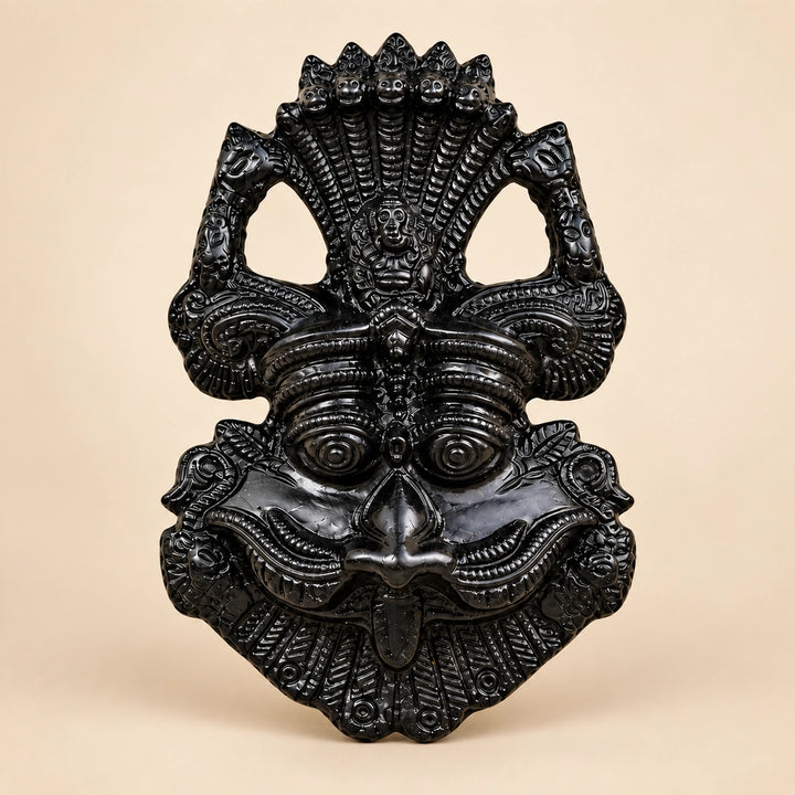 Kirtimukha Black Tourmaline Wall Hanging for Home &amp; Office