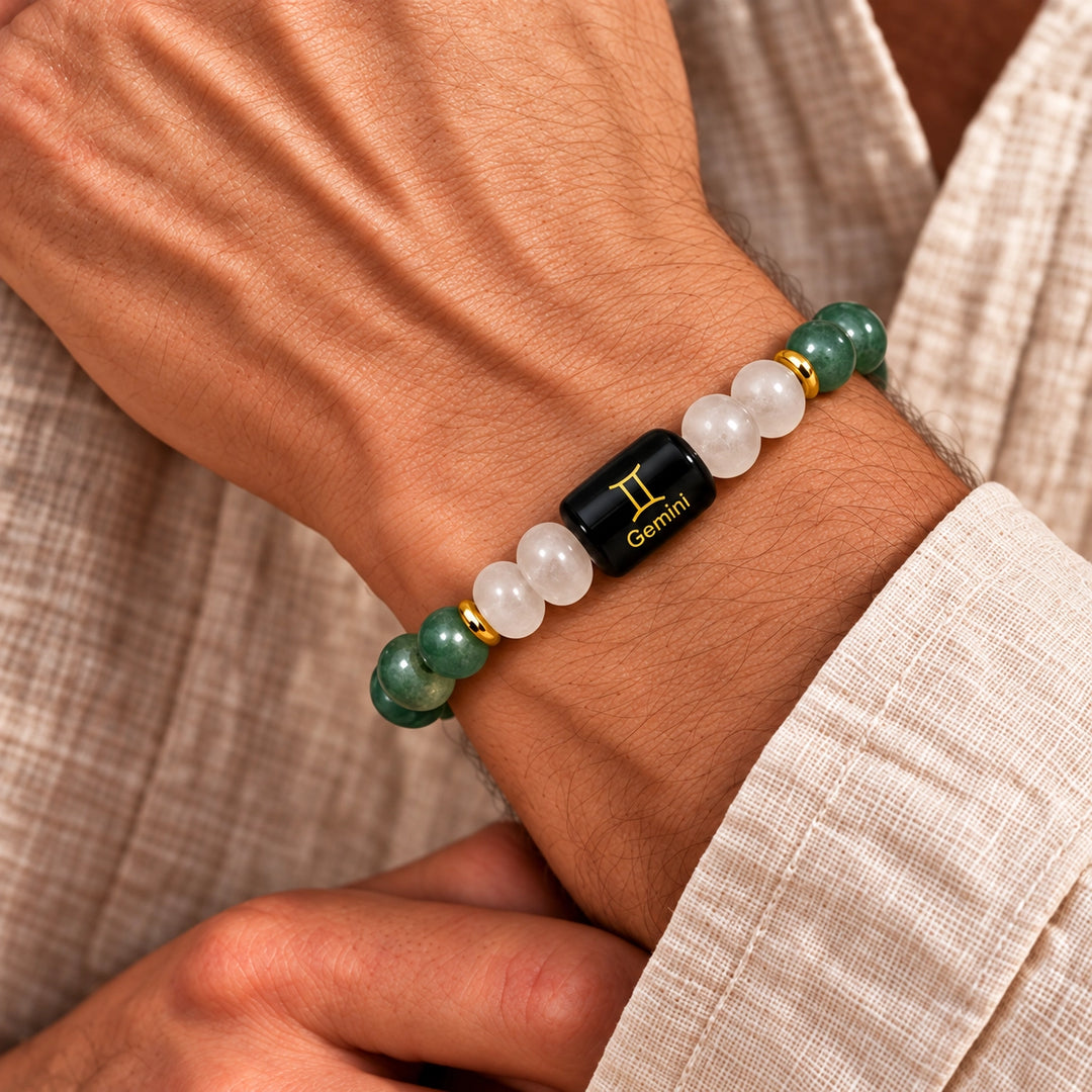 Gemini (Mithun Rashi) Bracelet | Zodiac Crystal | Lab Certified