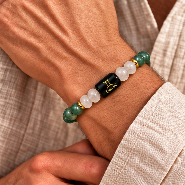 Gemini (Mithun Rashi) Bracelet | Zodiac Crystal | Lab Certified