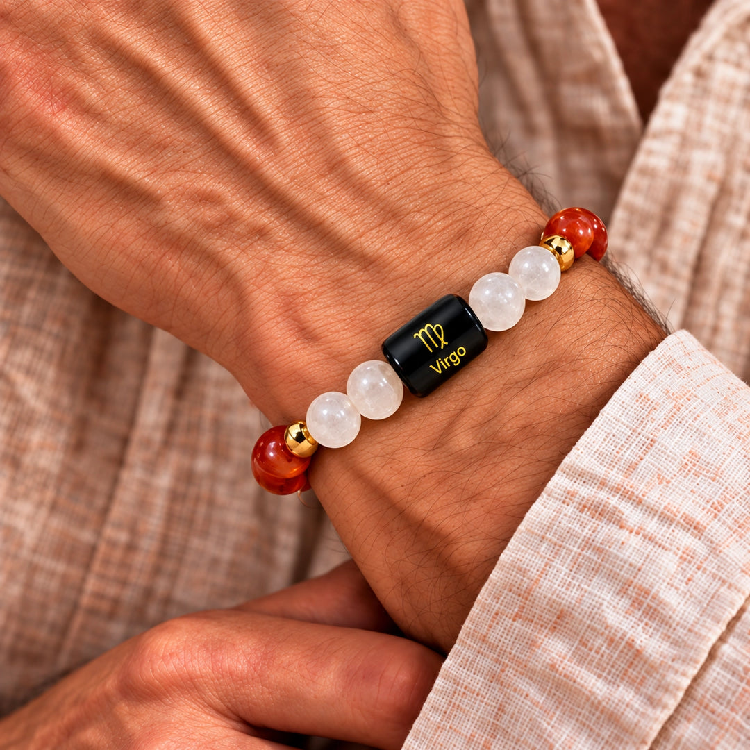 Virgo (Kanya Rashi) Bracelet | Zodiac Crystal | Lab Certified